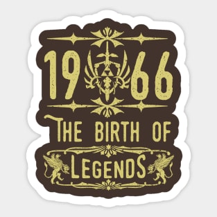 1966 The birth of Legends! Sticker